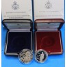 SAN MARINO 5 EUROS 2010 EXPO SHANGAI + 10 EUROS 2010 SCHUMANN PLATA PROOF 2 ESTUCHE SILVER SET