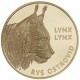 . 4ª moneda x ESLOVAQUIA 5 EUROS 2022 LINCE y CRIA Fauna LATON SC Slovakia LYNX