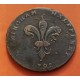 INGLATERRA HALF PENNY 1792 GENERAL ELLIOT COPPER TOKEN