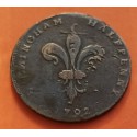 INGLATERRA HALF PENNY 1792 GENERAL ELLIOT COPPER TOKEN