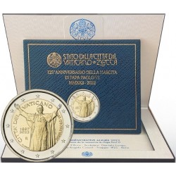 . 1 acoin VATICANO 2 EUROS 2022 PAPA PABLO VI 2ª MONEDA CONMEMORATIVA ESTUCHE COINCARD Pope Paolo