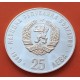 BULGARIA 25 LEVA 1990 OLIMPIADA BARCELONA 1992 KM.196 MONEDA DE PLATA PROOF Bulgarien