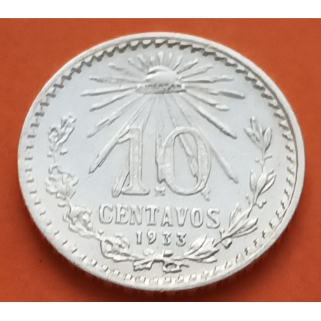 MEXICO 50 CENTAVOS 1906 KM*445 PLATA 9 CERRADO SILVER MEJICO