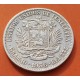 @ESCASA@ VENEZUELA 2 BOLIVARES 1936 SIMON BOLIVAR KM.23A MONEDA DE PLATA MBC silver coin