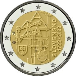 . 1 moneda @14/JULIO ENVIO@ x ESLOVAQUIA 2 EUROS 2022 PROGRAMA ERASMUS 35 ANIVERSARIO SC CONMEMORATIVA Slovakia Slowakei