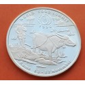 LAOS 50 KIP 1996 ARADO y BUEY WORLD FOOD SUMMIT FAO en ROMA KM.97 MONEDA DE PLATA PROOF