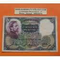 ESPAÑA 50 PESETAS 1931 EDUARDO ROSALES Sin Serie 7262755 Pick 82 BILLETE MUY CIRCULADO Spain banknote