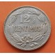 VENEZUELA 12 1/2 CENTIMOS DE BOLIVAR 1958 ESCUDO NACIONAL KM.39 MONEDA DE NICKEL MBC