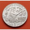 TUNEZ 1 DINAR 1997 MUJER RECOLECTANDO FRUTA y TRACTOR KM.347 MONEDA DE NICKEL SC Tunisia