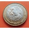 MEXICO 10 PESOS 1997 CALENDARIO AZTECA KM.616 MONEDA BIMETALICA SC Mejico