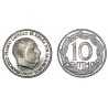 ESPAÑA 10 CENTIMOS 1959 FRANCISCO FRANCO KM.790 MONEDA DE ALUMINIO PROOF @PROCEDE DE CARTERA@