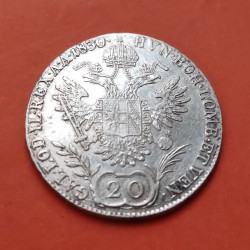 .ALEMANIA 6 KREUZER 1866 FRAKFURT AGUILA PLATA @LUJO@
