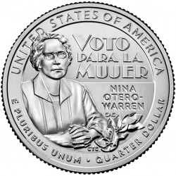 . 1 moneda x ESTADOS UNIDOS 25 CENTAVOS 2022 D WILMA MANKILLER Serie AMERICAN WOMEN QUARTER 3ª de 20º NICKEL SC USA