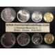 .ESPAÑA SERIE 1975 * 80 SC 1 PESETA + 5 PESETAS + 25 PESETAS + 50 PESETAS JUAN CARLOS I SIN CIRCULAR