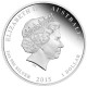 @COLORES@ AUSTRALIA 1 DOLAR 2015 AÑO DE LA CABRA 2ª SERIE LUNAR MONEDA DE PLATA silver 1 ONZA OZ OUNCE YEAR OF THE GOAT