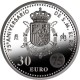 .ESPAÑA 30€ EUROS 2013 CUMPLEAÑOS JUAN CARLOS I PLATA SC