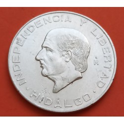 MEXICO 10 PESOS 1955 HIDALGO INDEPENDENCIA y LIBERTAD KM.474 MONEDA DE PLATA MBC+ 0,84 ONZAS Mejico silver coin R/1