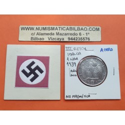 ITALIA 1 LIRA 1942 R Año XX VALOR III REICH NAZI @RARA@