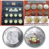 . @ENVIO HOY@ ESPAÑA MONEDAS EURO 2022 SC 2 EUROS 2022 ERASMUS + ELCANO + GARAJONAY + 40 EUROS 2022 PLATA + HOJA PARDO