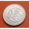 MEXICO 20 PESOS 1982 CULTURA MAYA KM.486 MONEDA DE NICKEL SC- Mejico Mexiko coin