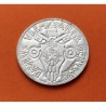 VATICANO 5 LIRAS 1975 JESUS y Mª MAGDALENA AÑO SANTO PABLO VI KM.126 MONEDA DE ALUMINIO SC