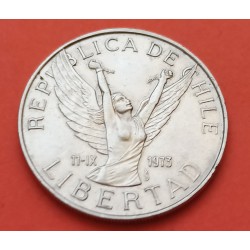 .CHILE 5 PESOS 1927 CONDOR PLATA EBC KM*173 Silver Coin