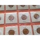 14 monedas x INGLATERRA NUEVO 1 nuevo PENIQUE 1971 / 1985 ESCUDO y REINA KM.935 BRONCE MBC- UK Half Penny coin