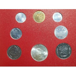. 1+2+5+10+20+50+100+500 LIRAS (Plata) 1967 VATICANO PABLO VI
