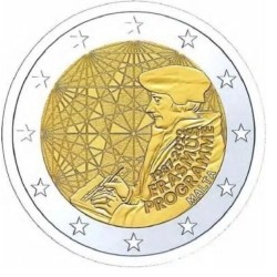 . 1 coin MUY RARA x MALTA 2 EUROS 2022 PROGRAMA ERASMUS 35 ANIVERSARIO SC Tirada 85.000 CONMEMORATIVA