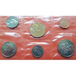 .CANADA 1 DOLLAR 1965 CANOA INDIOS PLATA SILVER KM*64 AUNC-