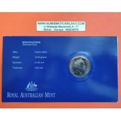 AUSTRALIA 50 CENTAVOS 1994 YEAR OF THE FAMILY KM.257 MONEDA DE NICKEL SC 1/2 Dolar MINT SET