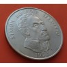 3,90 ONZAS x PANAMA 20 BALBOAS 1973 SIMON BOLIVAR KM.31 MONEDA DE PLATA @CAPSULA y LIMPIADA@ silver OZ