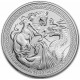. 1 coin ASCENSION 2 LIBRAS 2022 SAN JORGE y EL DRAGON MONEDA DE PLATA SC Oz ONZA St George Islands