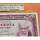 ESPAÑA 50 PESETAS 1951 SANTIAGO RUSIÑOL Sin Serie 5121124 Pick 141 BILLETE MBC+ ROTURA 2mm. Spain banknote