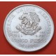 MEXICO 5 PESOS 1951 HIDALGO KM.467 MONEDA DE PLATA EBC- Mejico silver coin 0,64 ONZAS R/1