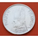 VATICANO 500 LIRAS 1966 Año IV SAN CRISTOBAL y SU OVEJA Papa PABLO VI KM.91 MONEDA DE PLATA EBC Vatican 500 Lire Paulus VI