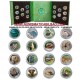 . 1 ALBUM GRATIS + 16 Monedas ESPAÑA 1,50 EUROS 2022 ANIMALES EN PELIGRO DE EXTINCIÓN NICKEL SC 4 Series