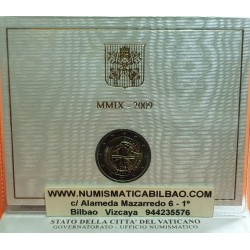 VATICANO 2 EUROS 2009 AÑO DE LA ASTRONOMIA SC MONEDA CONMEMORATIVA EN CARTERA ESTUCHE OFICIAL