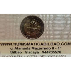 VATICANO 2 EUROS 2009 AÑO DE LA ASTRONOMIA SC MONEDA CONMEMORATIVA EN CARTERA ESTUCHE OFICIAL