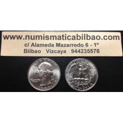 USA 1/4 DOLLAR 1980 D WASHINGTON NICKEL UNC QUARTER