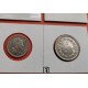 GOBIERNO DE EUZKADI 1 PESETA 1937 + 2 PESETAS 1937 DAMA MONEDAS DE NICKEL GUERRA CIVIL EUSKADI BILBAO R/3 EBC Imperfecciones