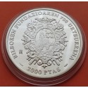 1 moneda SI CÁPSULA x ESPAÑA 2000 PESETAS 2000 BILBO 700 ANIVERSARIO DE LA VILLA DE BILBAO PLATA PROOF NO ESTUCHE