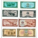 4 billetes x CAMBOYA 0,10 + 0,20 + 0,50 + 1 RIEL 1979 TRABAJADORES Epoca Comunista Pick 25/28 Todos SC Cambodia