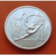 2 Onzas x GRECIA 10 EUROS 2004 GIMNASIA y NATACION Olimpiada de Atenas KM.199 MONEDA DE PLATA PROOF ESTUCHE y CERTIF.