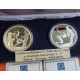 2 Onzas x GRECIA 10 EUROS 2004 GIMNASIA y NATACION Olimpiada de Atenas KM.199 MONEDA DE PLATA PROOF ESTUCHE y CERTIF.