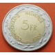 SUIZA 5 FRANCOS 2002 B ESCALADA DE GINEBRA KM.98 MONEDA BIMETALICA SC- Switzerland 5 Francs