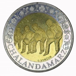 SUIZA 5 FRANCOS 2003 B FESTIVAL CHALANDAMARZ KM.103 MONEDA BIMETALICA SC- Switzerland 5 Francs