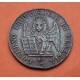 @RARA@ REPUBLICA DE VENECIA 3 CENTESIMI 1849 ZV LEON ALADO y VALOR KM.808 MONEDA DE COBRE EBC- Italia Italy 5 Centimos