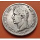 @RARA@ FRANCIA 5 FRANCOS 1828 W Ceca de LILLE Rey CHARLES X ROI DE FRANCE KM.728.13 MONEDA DE PLATA 5 Francs silver coin