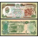 AFGANISTAN 500 AFGHANIS 1991 JINETES Época de SADAM HUSSEIN Pick 60C BILLETE SC Afghanistan UNC BANKNOTE